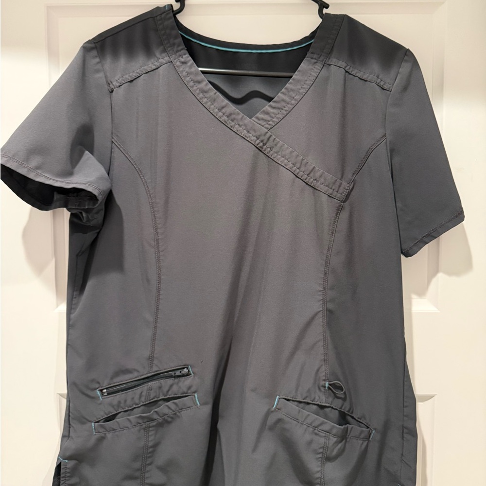 Scrubstar Gray Women's Scrub Top